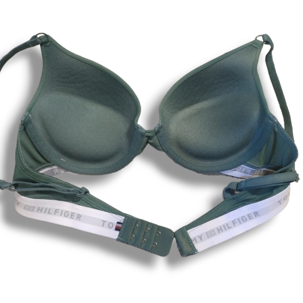 Tommy Hilfiger | Micro Push-Up Bra | Size 34B | Sage | NWOT - Picture 3 of 14